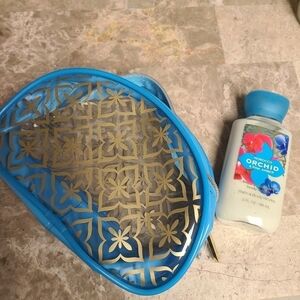 Bath and Body set-Morocco Orchid & Pink Amber body lotion